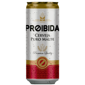 Cerveja Proibida Puro Malte Lata 350ml